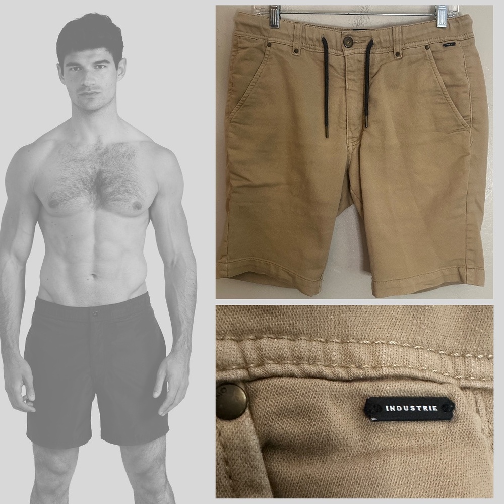 Industrie Clothing Shorts 30" waist 9.5" inseam Gently worn 65% cotton/34% poly
